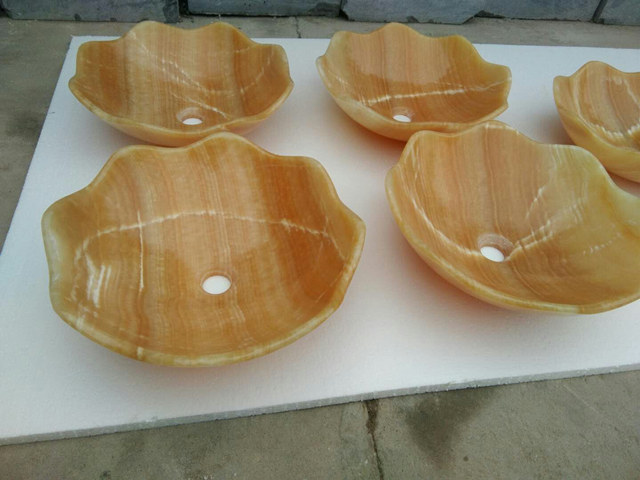 beige yellow onyx sink beige yellow onyx basin 3