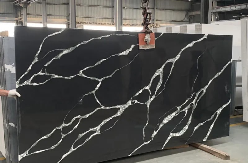 Calacatta Nero Quartz Slabs Export To Malta 2024 Calacatta Nero Quartz Slabs Export To Malta 2024