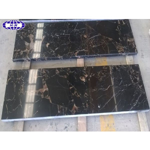 china black and gold marble stair treads