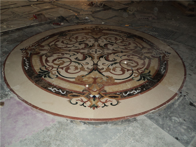 custom stone medallions tile compass floor medallions 3m diameter design